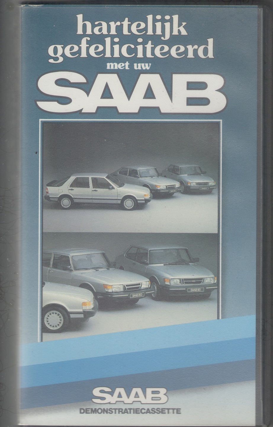 Demonstratiecassette SAAB MY1985 voorzijde - thumb Modeljaar 1985 - Demonstratiecassette