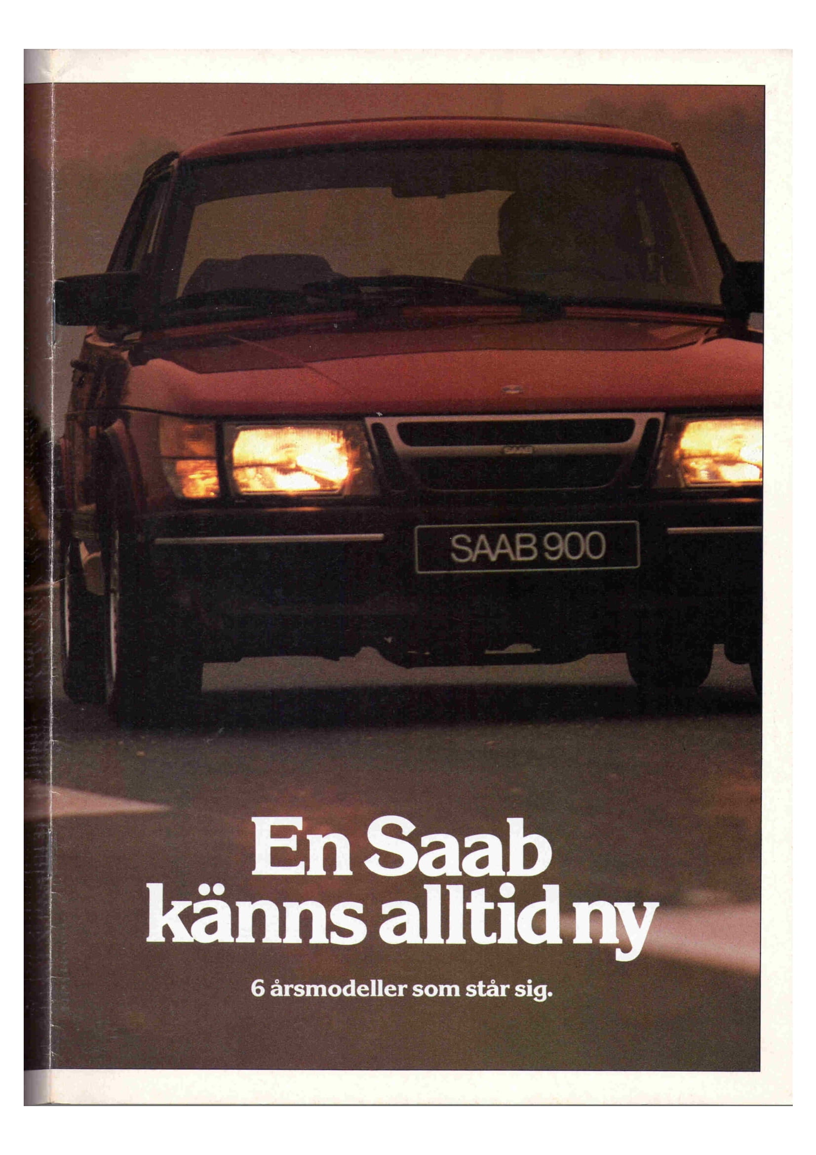 En Saab Kanns Alltijd Ny 1986-1 Pers van Saab zelf - En Saab Kanns Alltijd Ny 1986