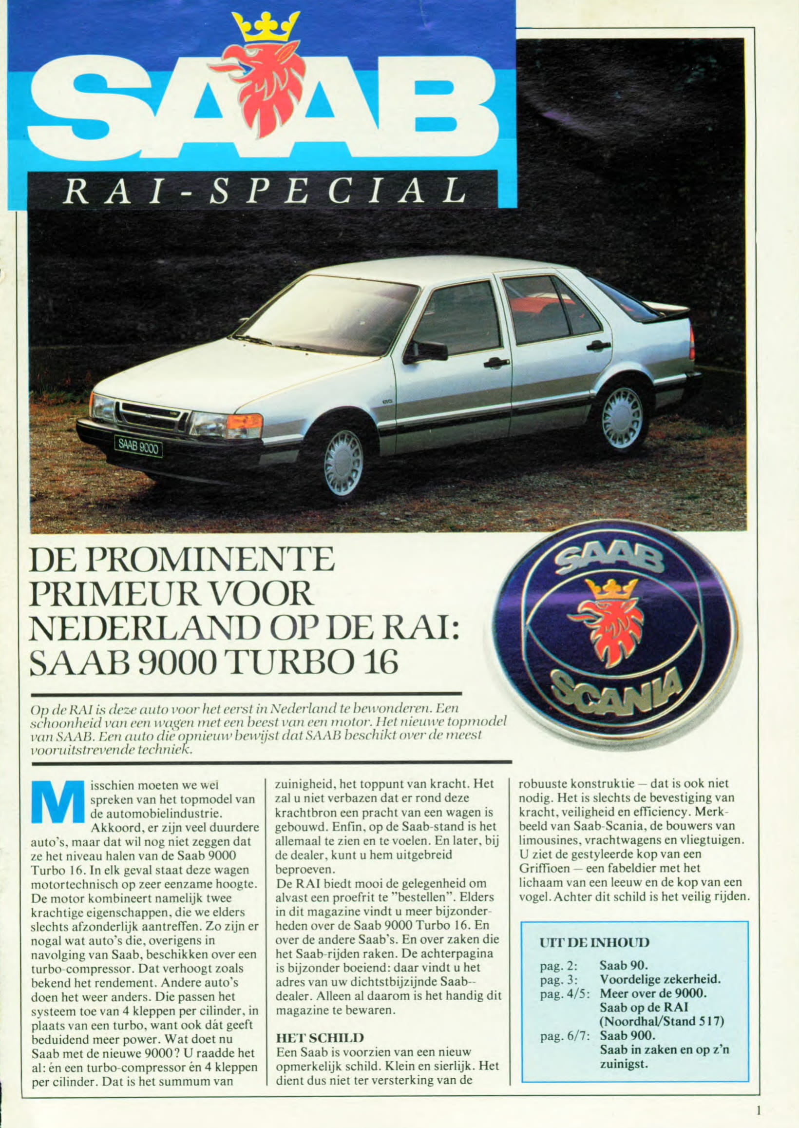 MY85 - Rai Special-1 Modeljaar 1985 - RAI Special