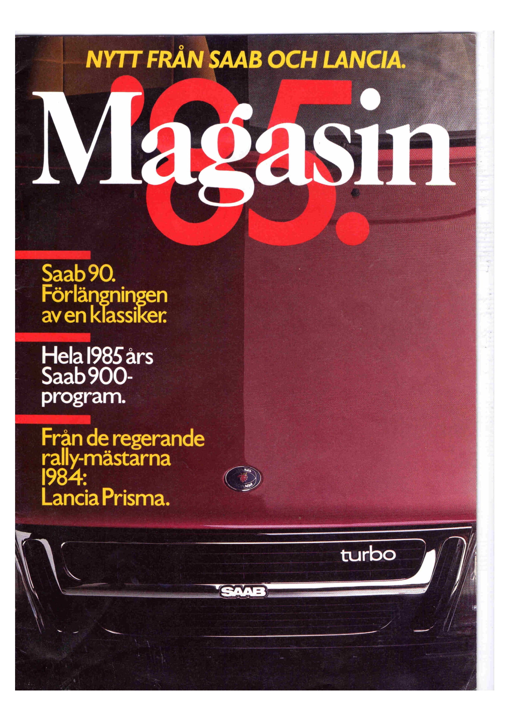 Magasin 85-1 Pers over de Saab 90 - Magasin 85