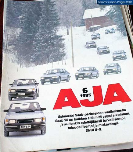 PersoverdeSaab90ajanr61985 Pers over de Saab 90 - AJA nr. 6, 1985