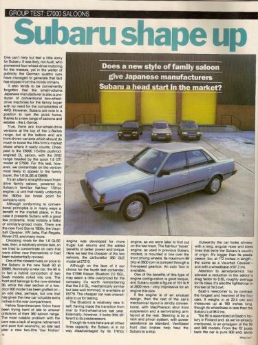 PersoverdeSaab90whatcarsaloontest1985 Pers over de Saab 90 - What Car Saloontest 1985