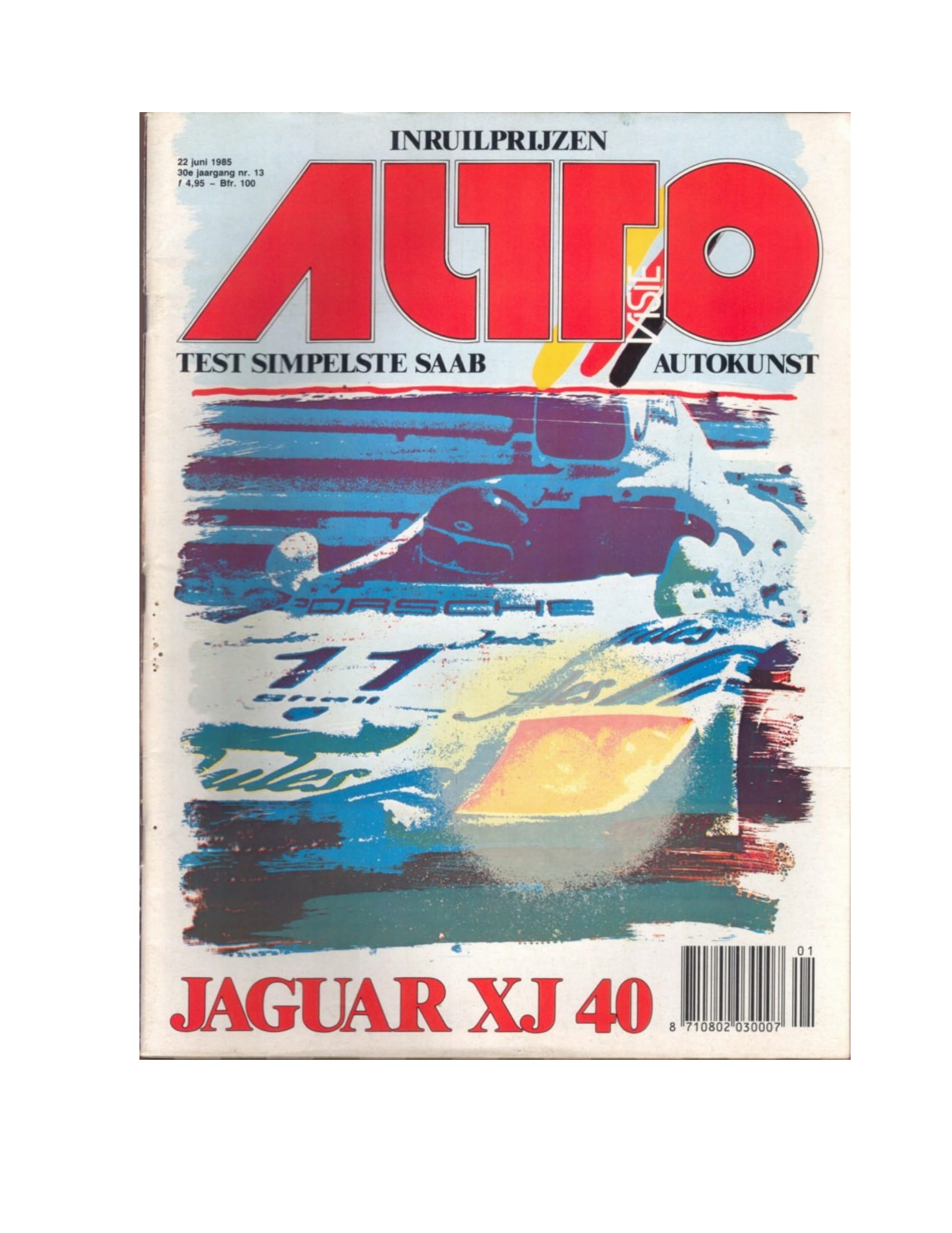autokunst85-1 Pers over de Saab 90 - Autokunst 85