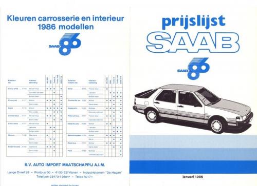 my86prijslijstjanuari86 Modeljaar 1986 - Prijslijst gehele jaar 1986