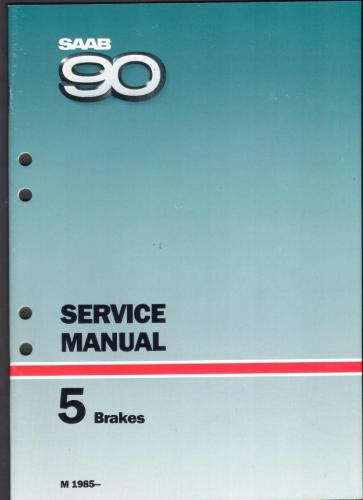 werkplaatshandboek5servicemanualbrakes Werkplaatshandboek - 5 - Service Manual - Brakes
