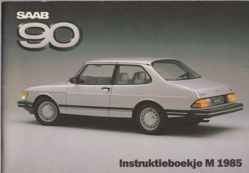 Saab 90 Instructieboekje MY85 NL 01