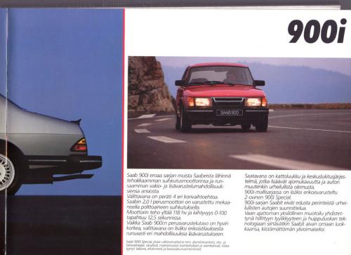MY86 - Folder Finland Saab 90 900 9000 13