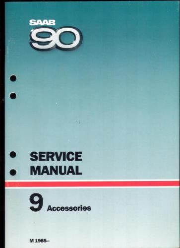 Werkplaatshandboek - 9 - Service Manual - Accesoires